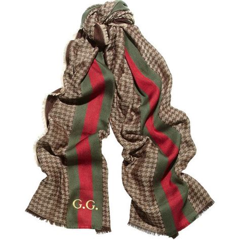 gucci houndstooth scarf|Gucci silk blend scarves.